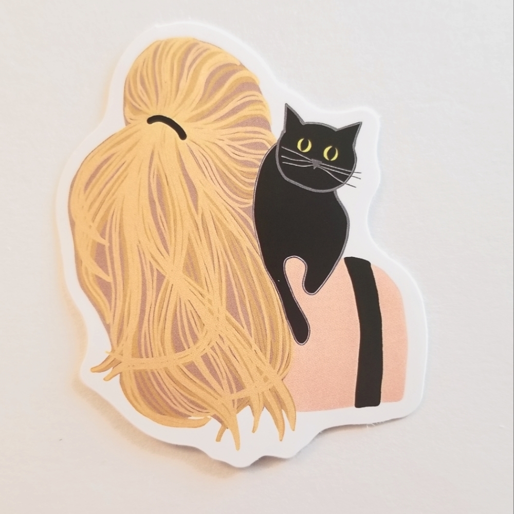 10/$10 Shoulder Cat Sticker
